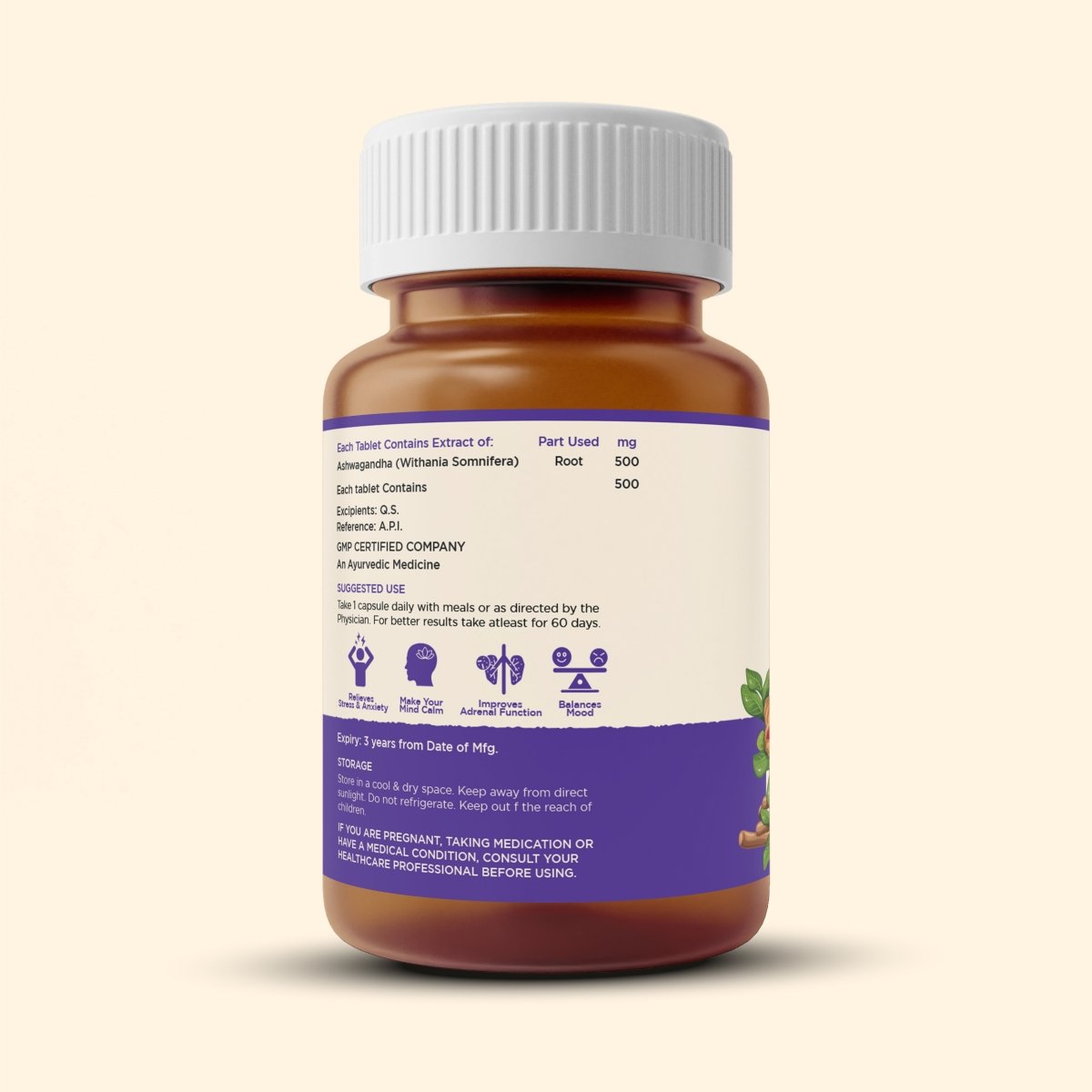 ASHWAGANDHA BOOSTER - WITHANIA SOMNIFERA - Aamlda