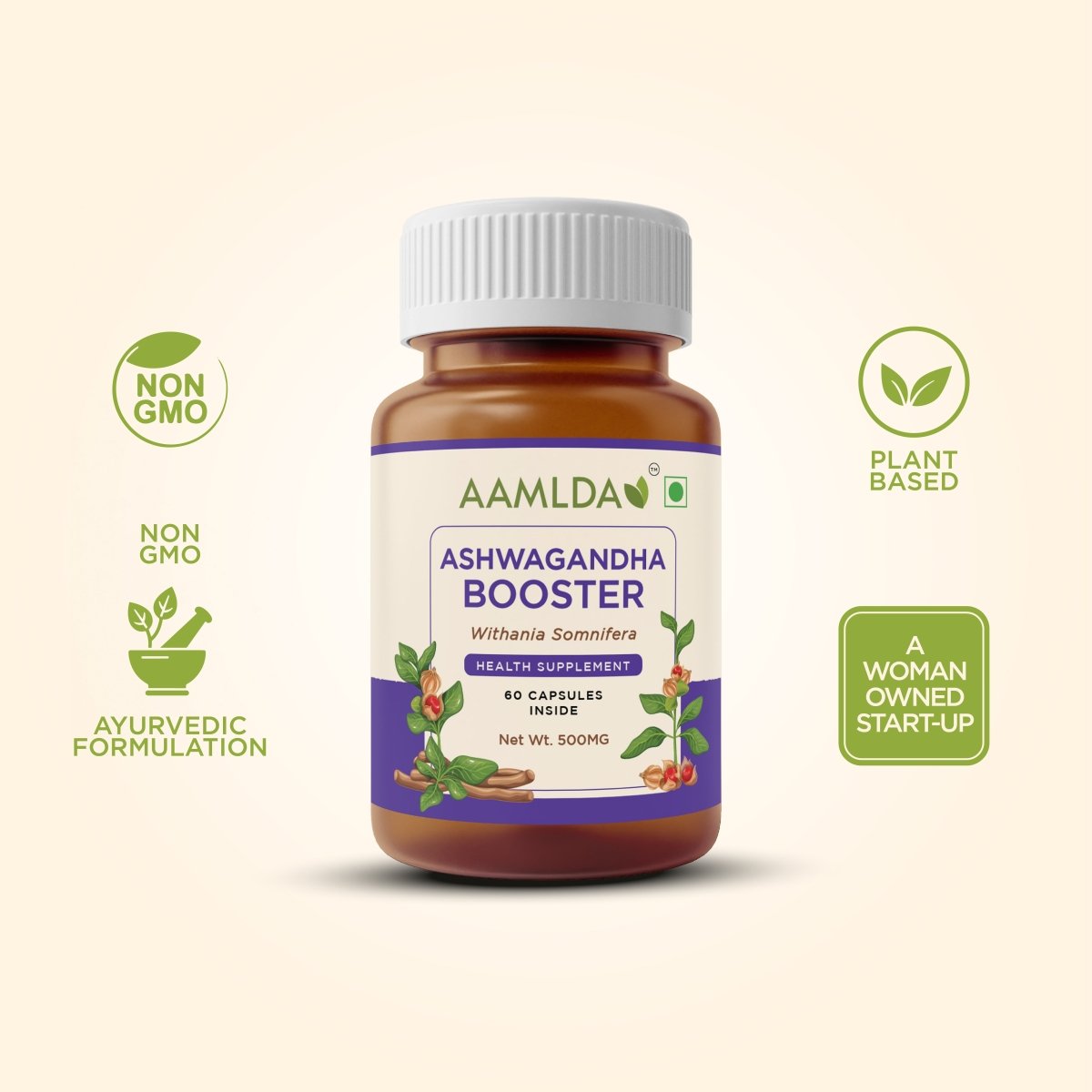 ASHWAGANDHA BOOSTER - WITHANIA SOMNIFERA - Aamlda