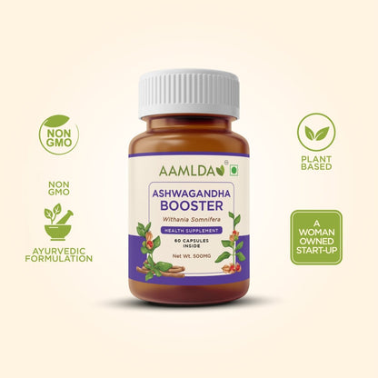 ASHWAGANDHA BOOSTER - WITHANIA SOMNIFERA - Aamlda
