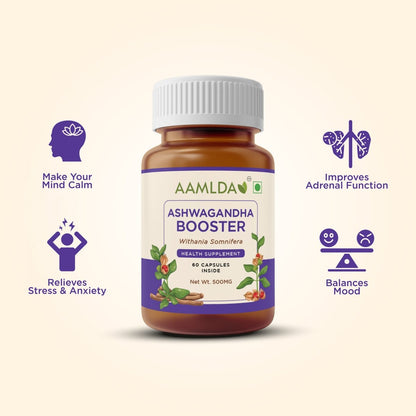 ASHWAGANDHA BOOSTER - WITHANIA SOMNIFERA - Aamlda