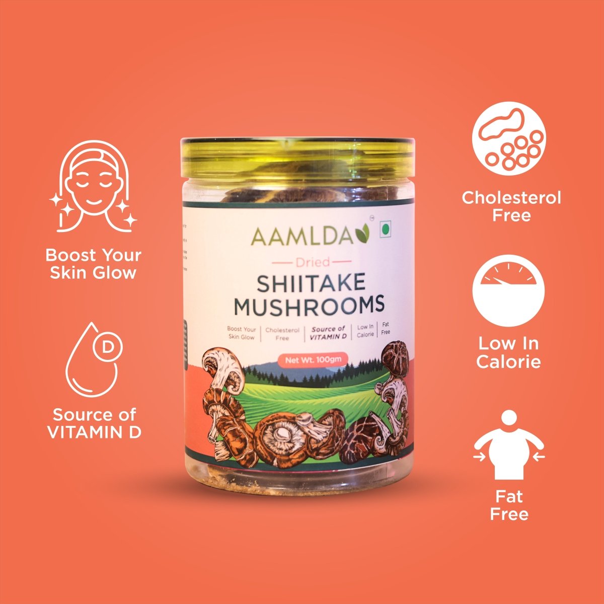 SHITAKE MUSHROOMS - Aamlda