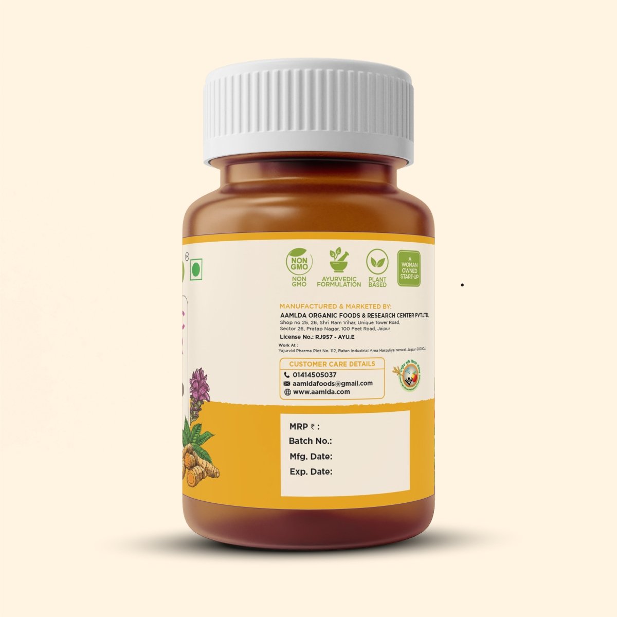 Turmeric Booster - Curcuma longa - Aamlda