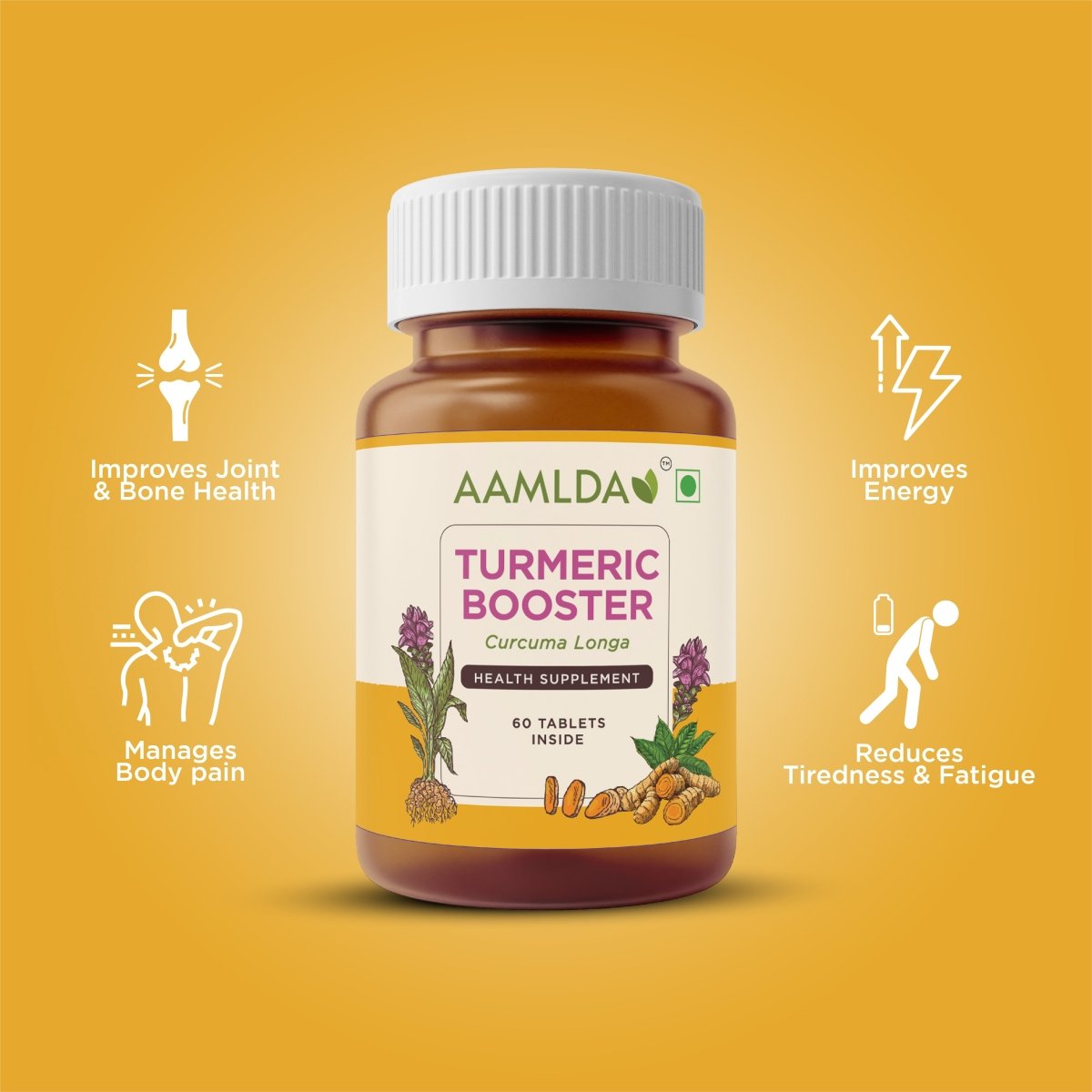 Turmeric Booster - Curcuma longa - Aamlda